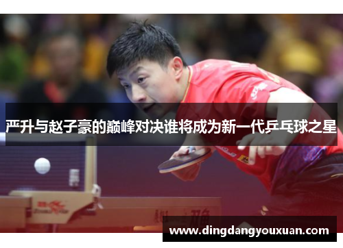 严升与赵子豪的巅峰对决谁将成为新一代乒乓球之星